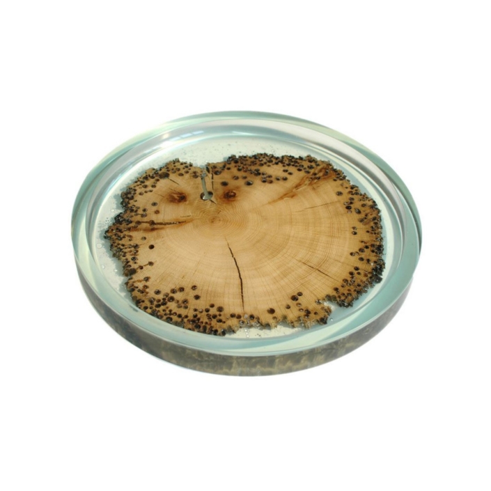 Alcarol - Burano Plate Ø 32 Aquamarine