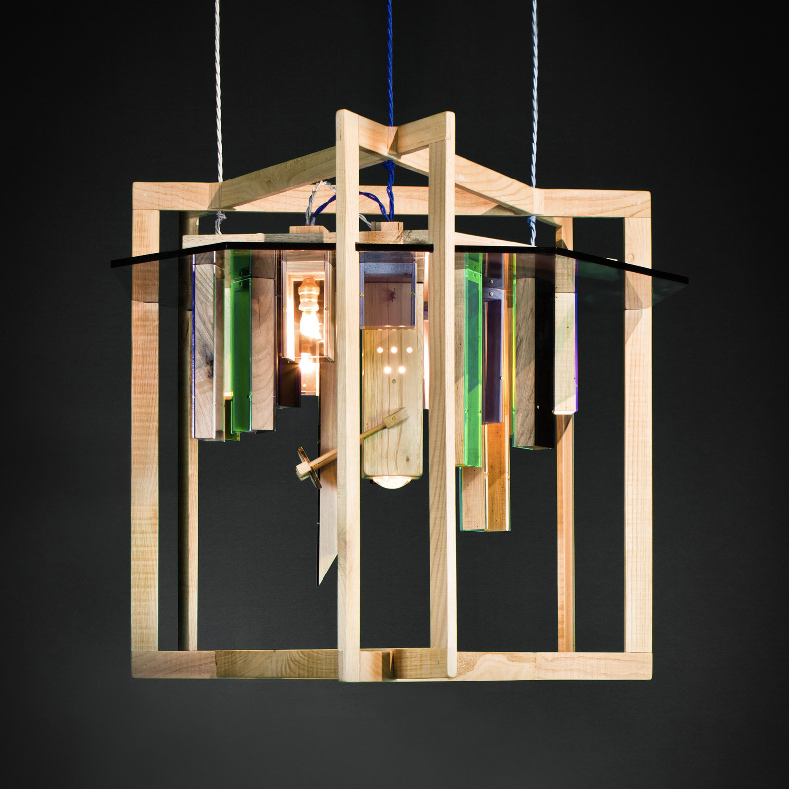 Hillsideout - Colored Blooming Skyline Lamp - Charcoal-Grey Hillsideout - Colored Blooming Skyline Lamp - Charcoal-Grey