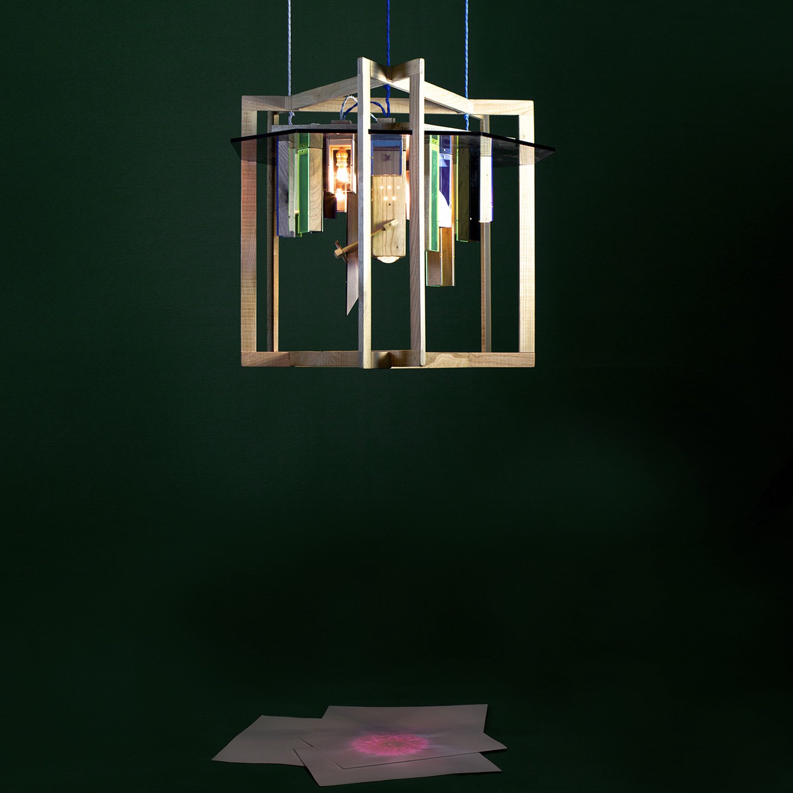 Hillsideout - Colored Blooming Skyline Lamp - Charcoal-Grey Hillsideout - Colored Blooming Skyline Lamp - Charcoal-Grey