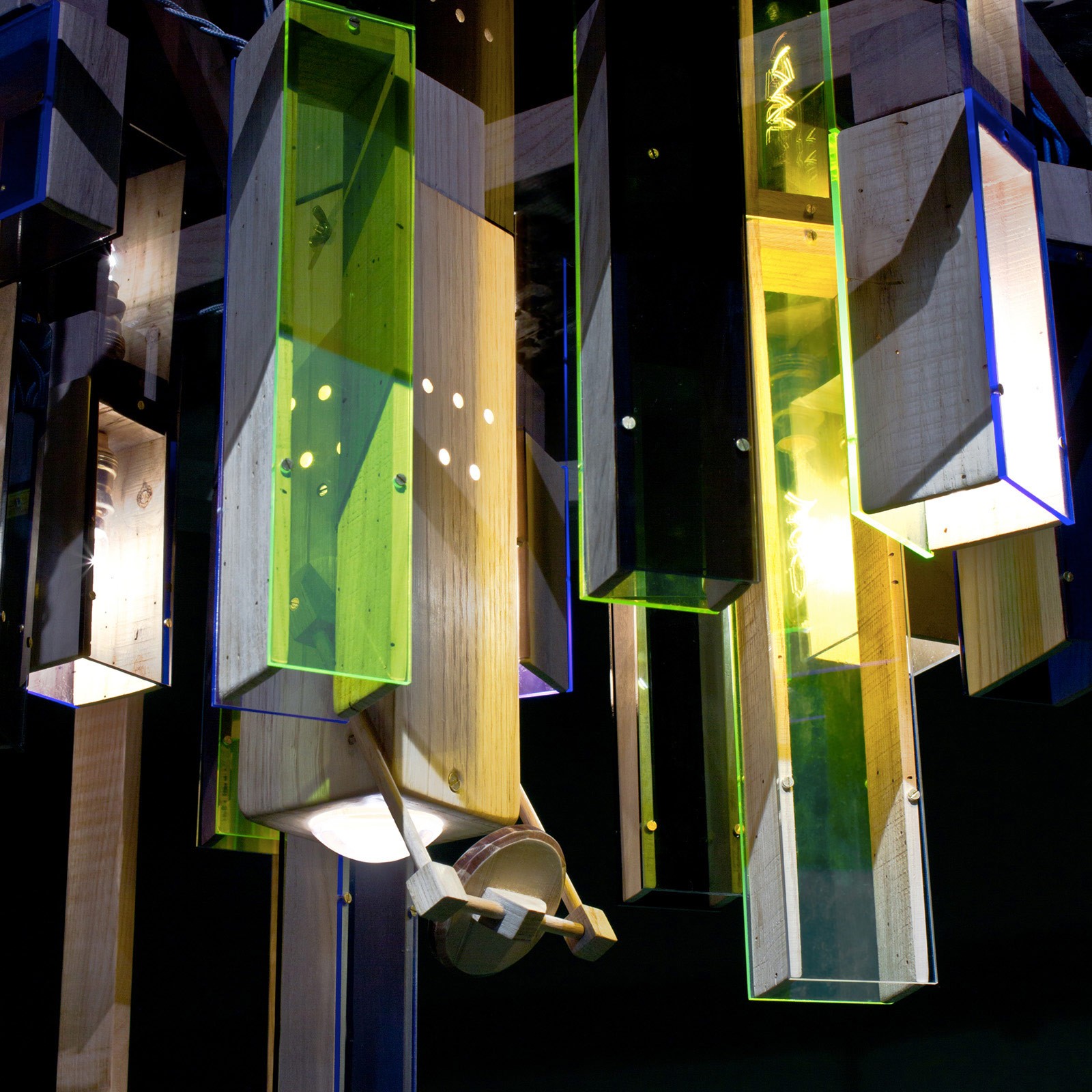 Hillsideout - Colored Blooming Skyline Lamp - Charcoal-Grey Hillsideout - Colored Blooming Skyline Lamp - Charcoal-Grey