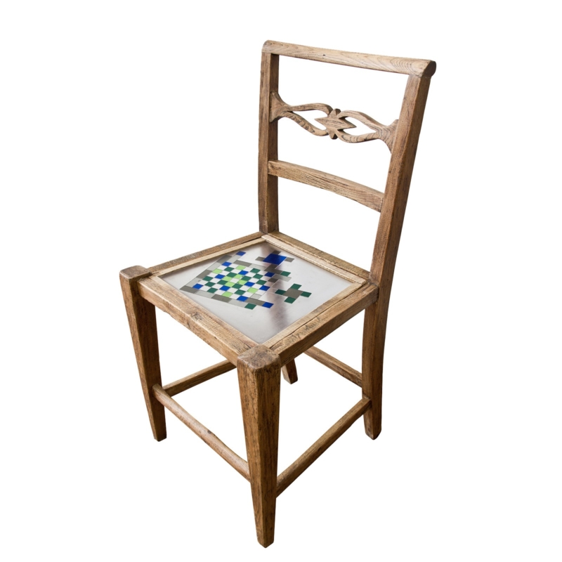 Hillsideout - Mosaiced Chair - Blue
