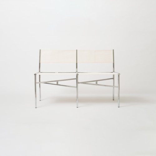 Laurence Humier - Meeting Chairs – 2 Seats – Batyline – White