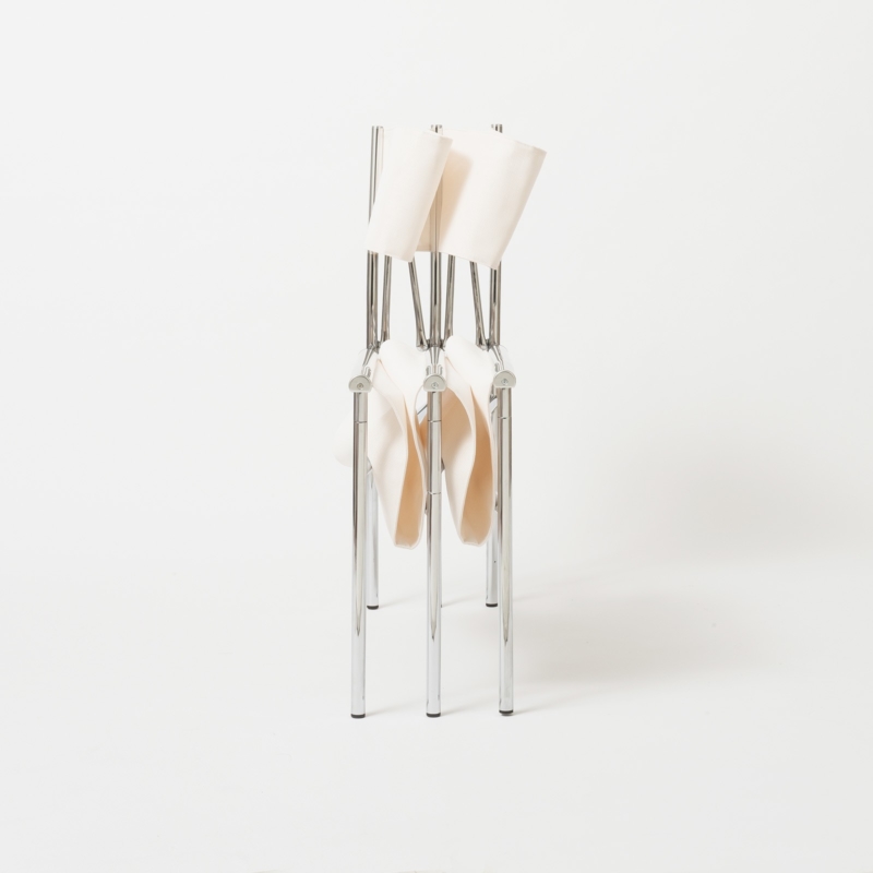 Laurence Humier - Meeting Chairs – 2 Seats – Batyline – White