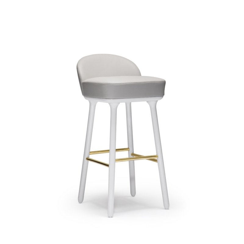 Jaime Hayon for Sé - Beetley Bar Stool - Beech Legs