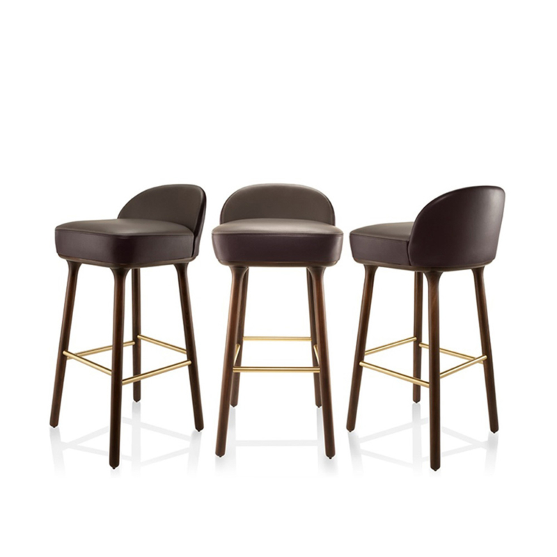Jaime Hayon for Sé - Beetley Bar Stool - Oak Legs