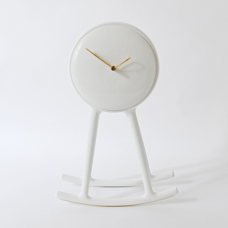 Nika Zupanc - Infinity Clock - White - for Bosa Ceramiche