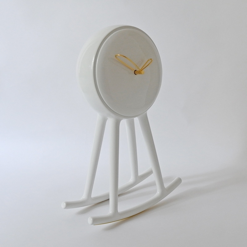 Nika Zupanc - Infinity Clock - White - for Bosa Ceramiche