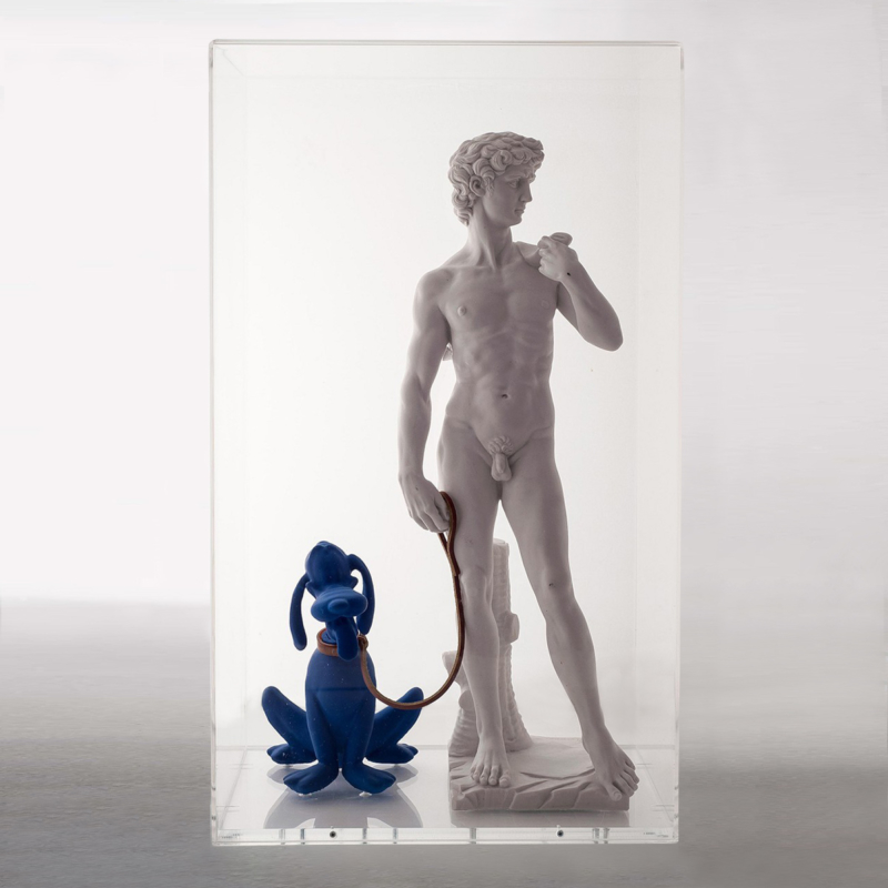 G+G - David di Michelangelo (Pluto blue Klein)