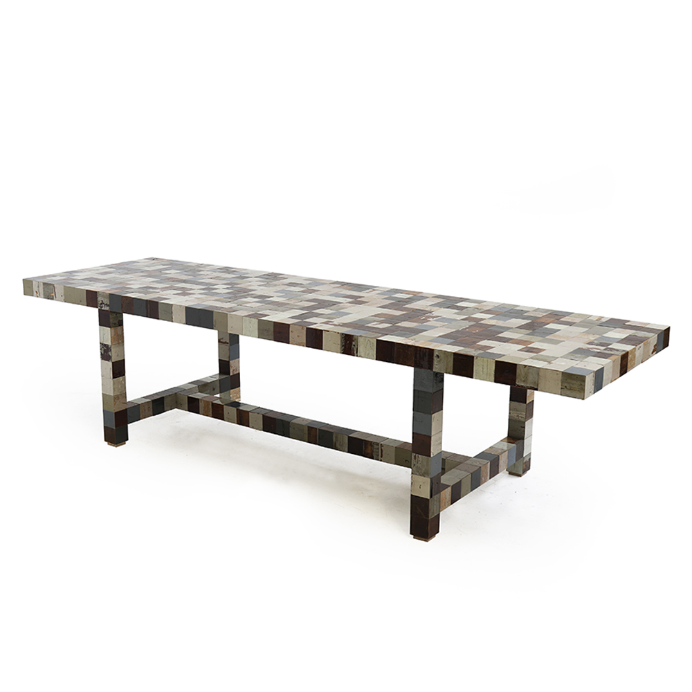 Waste Waste Table 85x85 by Piet Hein Eek - Rossana Orlandi