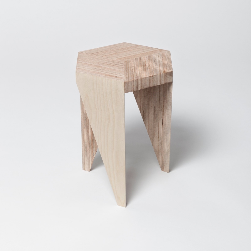 Alvaro Catalan de Ocon - Rayuela Plywood stool