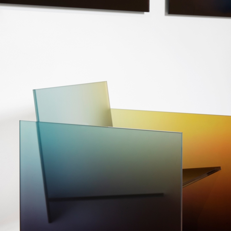 Germans Ermics - Frosted Ombré Glass Chair