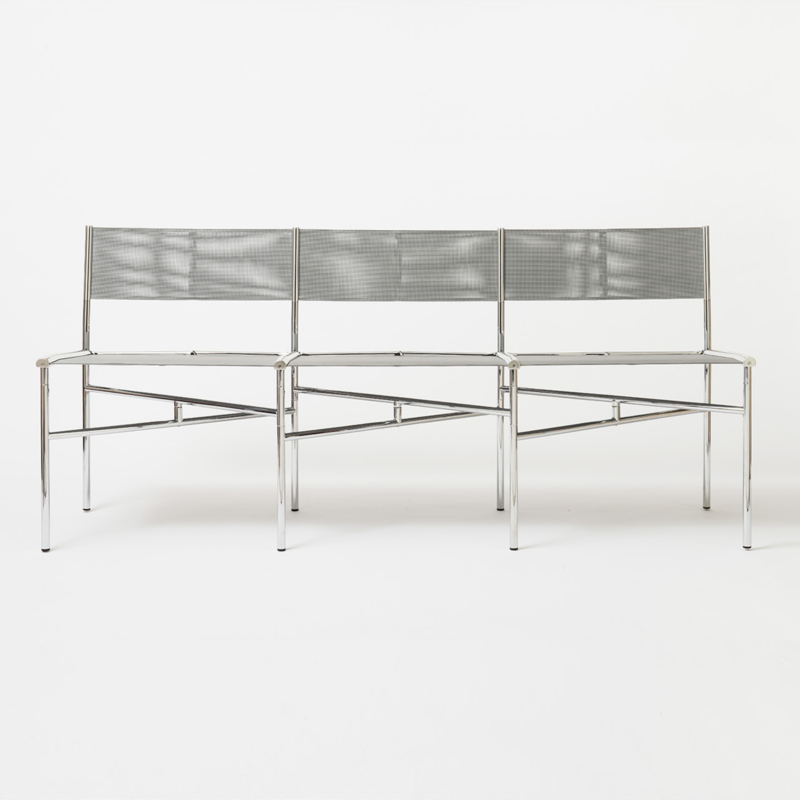 Laurence Humier - Meeting Chairs - 3 Seats – Batyline – Grey