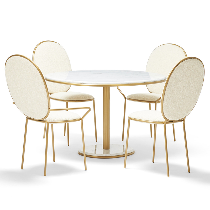 Nika Zupanc for Sé - Stay Dining Table 1m20 and Chairs