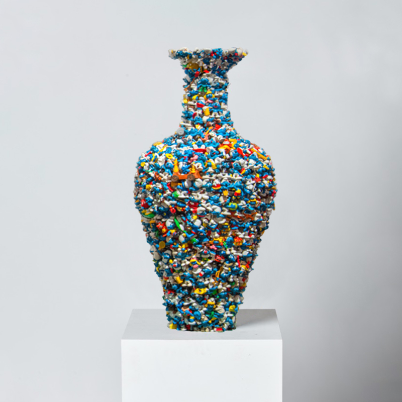 Diederik Schneemann - Smurf Vase