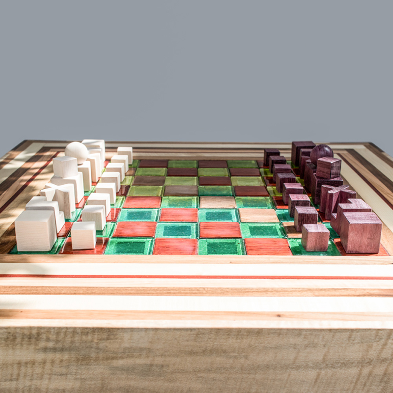 Hillsideout - Chaturanga Chess Table