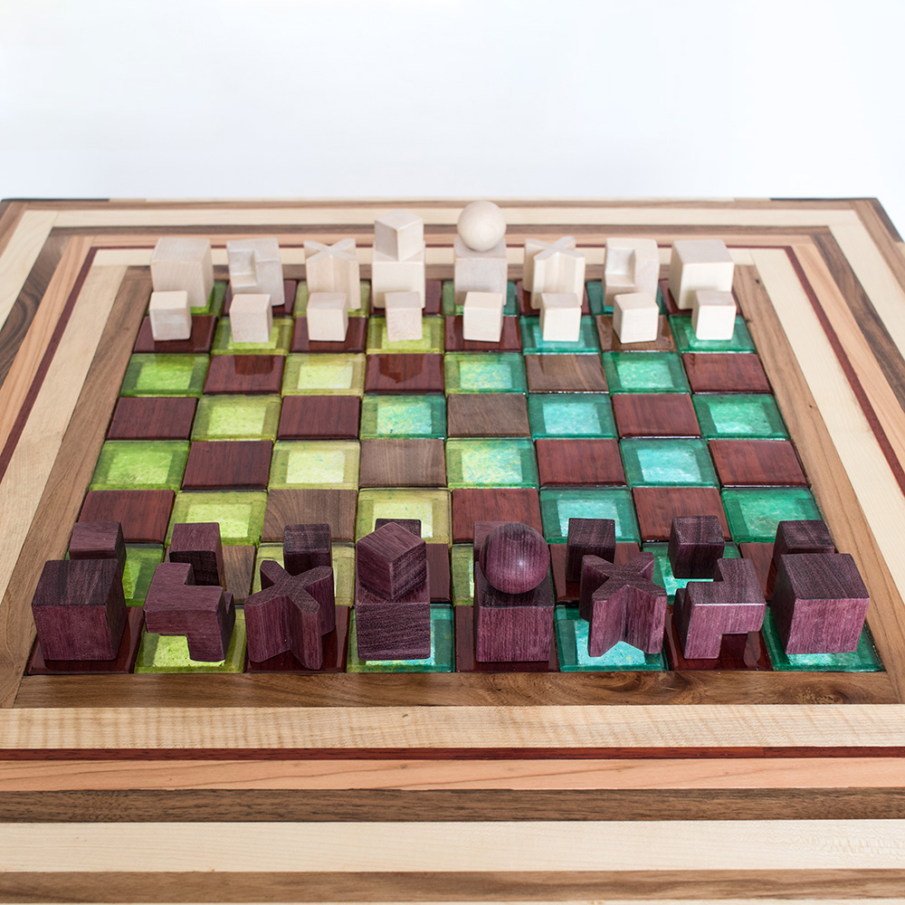 Chaturanga Chess Table by Hillsideout - Rossana Orlandi