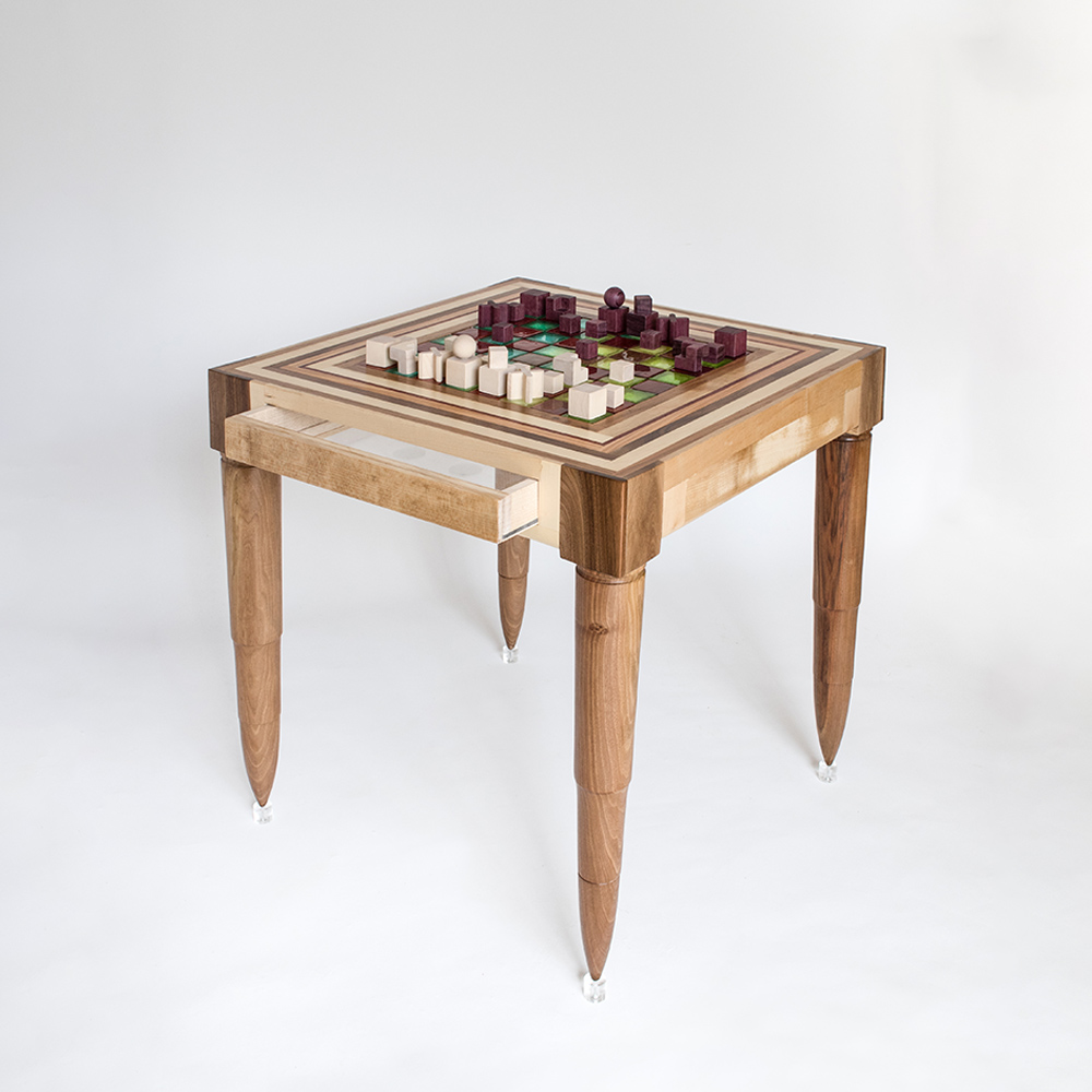 Chaturanga Chess Table by Hillsideout - Rossana Orlandi