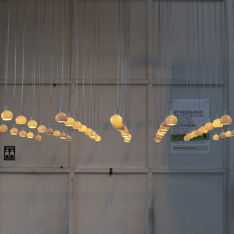 Piet Hein Eek - Small Ceramic Lamp Hanging