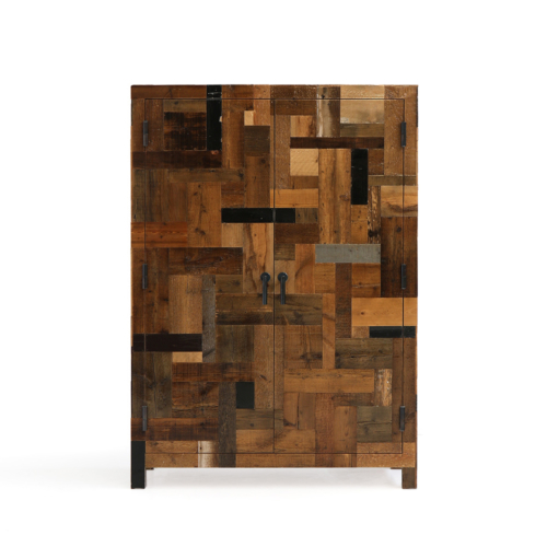 Piet Hein Eek - Dark Waste Cabinet in Scrapwood