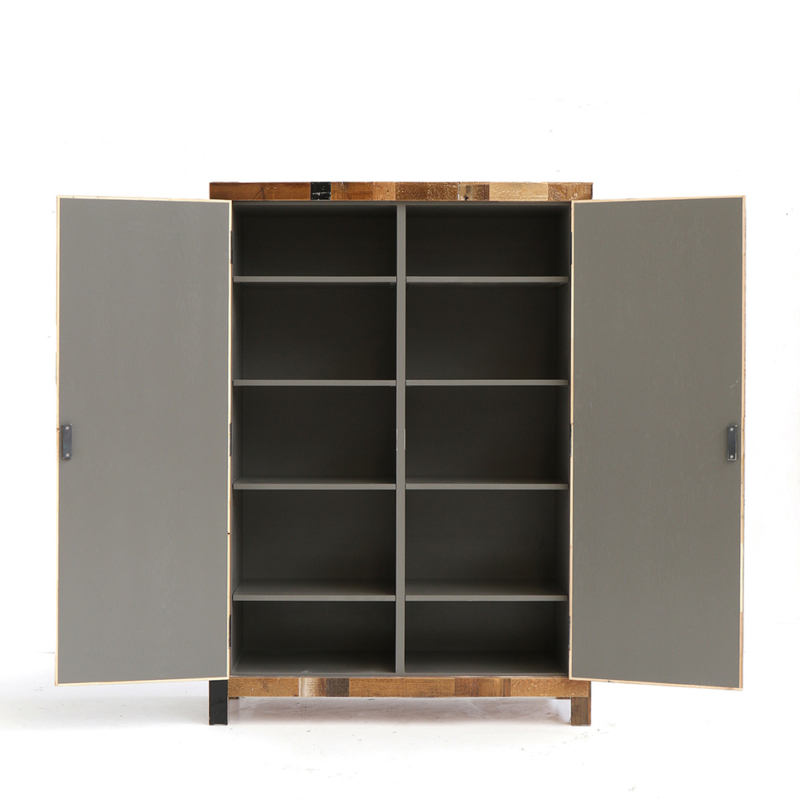 Piet Hein Eek - Dark Waste Cabinet in Scrapwood