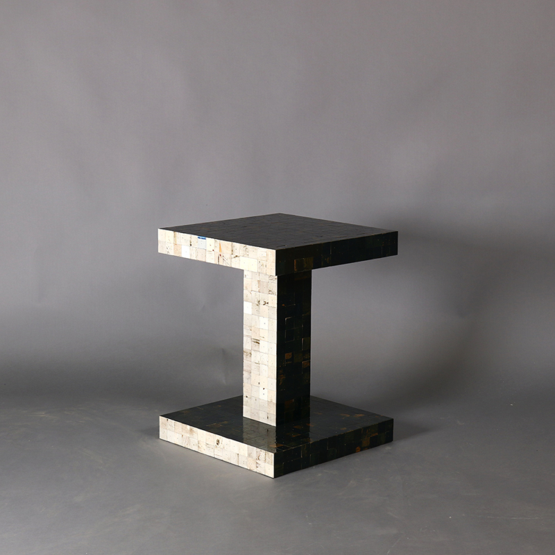 Piet Hein Eek - Waste Waste Bicolor Table – Twinset Black & White 40x40