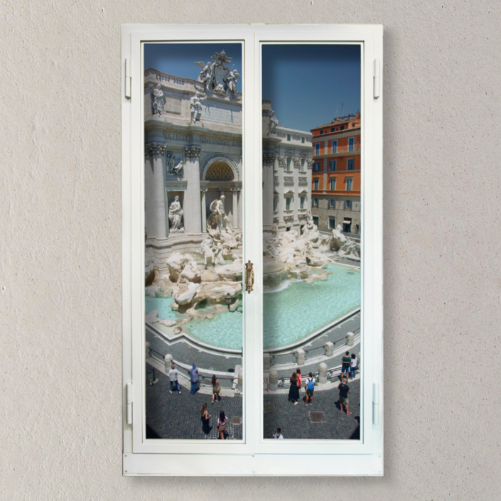 ANOTHERVIEW No 21 Trevi Fountain a few days after the Lockdown