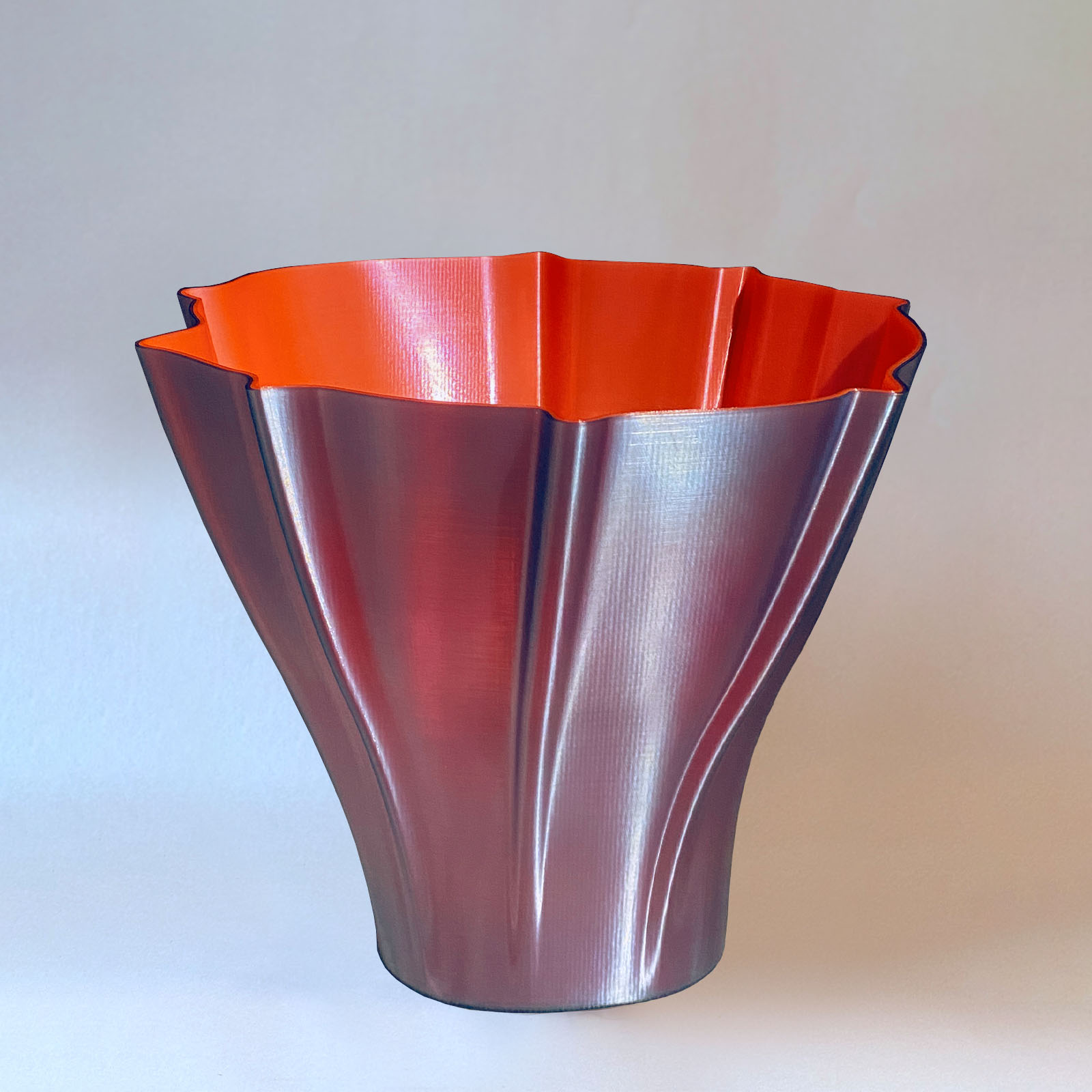 Silvia Sukopova - Rainbow bowl red purple